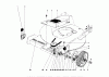 Toro 20750 - Lawnmower, 1978 (8000001-8999999) Spareparts FRONT WHEEL AND PIVOT ARM ASSEMBLY