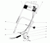 Toro 20750 - Lawnmower, 1978 (8000001-8999999) Spareparts HANDLE ASSEMBLY