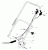 Toro 20755 - Lawnmower, 1980 (0000001-0999999) Spareparts HANDLE ASSEMBLY