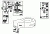 Toro 20755 - Lawnmower, 1980 (0000001-0999999) Spareparts STARTER & SHROUD ASSEMBLY MODEL 92908-1956-01