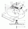 Toro 20755 - Lawnmower, 1982 (2000001-2999999) Spareparts ENGINE ASSEMBLY