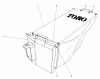 Toro 20758 - Lawnmower, 1981 (1000001-1999999) Spareparts GRASS BAG ASSEMBLY