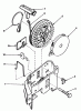 Toro 20758 - Lawnmower, 1982 (2000001-2999999) Spareparts STARTER NO. 590531
