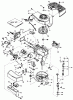 Toro 20758 - Lawnmower, 1983 (3000001-3999999) Spareparts ENGINE TECUMSEH MODEL NO. TNT 100-10078E