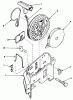 Toro 20758 - Lawnmower, 1983 (3000001-3999999) Spareparts STARTER NO. 590531