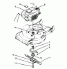 Toro 20761B - Lawnmower, 1993 (39000001-39999999) Spareparts ENGINE ASSEMBLY