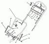 Toro 20761B - Lawnmower, 1993 (39000001-39999999) Spareparts HANDLE ASSEMBLY