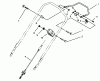 Toro 20761B - Lawnmower, 1993 (39000001-39999999) Spareparts TRACTION CONTROL ASSEMBLY