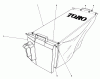 Toro 20762 - Lawnmower, 1981 (1000001-1999999) Spareparts GRASS BAG ASSEMBLY