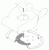 Toro 20762 - Lawnmower, 1981 (1000001-1999999) Spareparts LEAF SHREDDER KIT NO. 59100 (OPTIONAL)