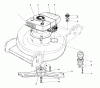 Toro 20762 - Lawnmower, 1983 (3000001-3999999) Spareparts ENGINE ASSEMBLY