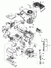Toro 20762 - Lawnmower, 1983 (3000001-3999999) Spareparts ENGINE TECUMSEH MODEL NO. TNT 100-10077E