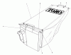 Toro 20762 - Lawnmower, 1983 (3000001-3999999) Spareparts GRASS BAG ASSEMBLY NO. 11-4949