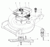 Toro 20762C - Lawnmower, 1985 (5000001-5999999) Spareparts ENGINE ASSEMBLY