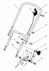 Toro 20762C - Lawnmower, 1986 (6000001-6999999) Spareparts HANDLE ASSEMBLY