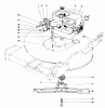 Toro 20765 - Lawnmower, 1981 (1000001-1999999) Spareparts ENGINE ASSEMBLY