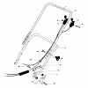 Toro 20765 - Lawnmower, 1980 (0000001-0999999) Spareparts HANDLE ASSEMBLY