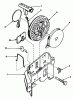 Toro 20770 - Lawnmower, 1982 (2000001-2999999) Spareparts REWIND STARTER NO. 590531