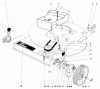 Toro 20771 - Lawnmower, 1983 (3000001-3999999) Spareparts FRONT WHEEL & PIVOT ARM ASSEMBLY
