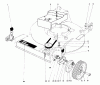Toro 20773 - Lawnmower, 1983 (3000001-3999999) Spareparts FRONT WHEEL & PIVOT ARM ASSEMBLY