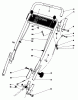 Toro 20775 - Lawnmower, 1979 (9000001-9999999) Spareparts HANDLE ASSEMBLY