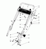 Toro 20775 - Lawnmower, 1980 (0000001-0999999) Spareparts HANDLE ASSEMBLY (USED ON UNITS WITH SERIAL NO. 0000001 THRU 0007000)