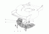 Toro 20775 - Lawnmower, 1980 (0000001-0999999) Spareparts LEAF SHREDDER KIT NO. 59105 (OPTIONAL)