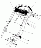 Toro 20775 - Lawnmower, 1982 (2000001-2999999) Spareparts HANDLE ASSEMBLY
