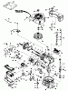 Toro 20780C - Lawnmower, 1985 (5000001-5999999) Spareparts ENGINE TECUMSEH MODEL NO. TVS90-43327D