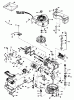 Toro 20782C - Lawnmower, 1986 (6000001-6999999) Spareparts ENGINE TECUMSEH MODEL NO. TVS-100-44003