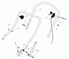 Toro 20782C - Lawnmower, 1986 (6000001-6999999) Spareparts HANDLE ASSEMBLY