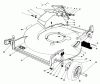 Toro 20782C - Lawnmower, 1986 (6000001-6999999) Spareparts HOUSING ASSEMBLY
