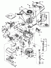 Toro 20788 - Lawnmower, 1981 (1000001-1999999) Spareparts ENGINE TECUMSEH MODEL NO. TNT 100-10066D