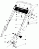 Toro 20810 - Lawnmower, 1979 (9000001-9999999) Spareparts HANDLE ASSEMBLY