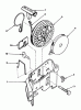 Toro 20810 - Lawnmower, 1982 (2000001-2999999) Spareparts REWIND STARTER NO. 590531