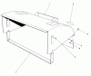 Toro 20830 - Lawnmower, 1981 (1000001-1999999) Spareparts DEFLECTOR ASSEMBLY MODEL NO. 59142 (OPTIONAL)