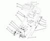 Toro 21011BC - Lawnmower, 1995 (5900001-5999999) Spareparts HANDLE ASSEMBLY