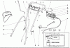 Toro 21100 - Whirlwind Lawnmower, 1968 (8000001-8999999) Spareparts HANDLE ASSEMBLY