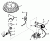 Toro 21666 - Whirlwind Lawnmower, 1970 (0000001-0033908) Spareparts MAGNETO NO. 610772