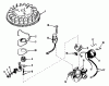 Toro 21172 - Guardian Lawnmower, 1972 (2000001-2999999) Spareparts MAGNETO NO. 610772