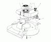 Toro 21610 - Guardian Lawnmower, 1974 (4000001-4999999) Spareparts ENGINE ASSEMBLY MODEL NO. 21711
