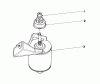 Toro 21610 - Guardian Lawnmower, 1974 (4000001-4999999) Spareparts STARTER MOTOR MODEL NO. 21711