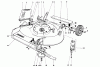 Toro 21711 - Guardian Lawnmower, 1976 (6000001-6999999) Spareparts HOUSING ASSEMBLY MODEL NO. 21610 AND 21711