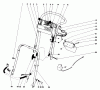 Toro 21738 - Whirlwind Lawnmower, 1981 (1000001-1999999) Spareparts HANDLE ASSEMBLY
