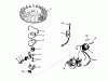Toro 21900 - Whirlwind Lawnmower, 1973 (3000001-3999999) Spareparts MAGNETO NO. 610755