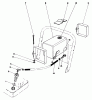Toro 22005 - Lawnmower, 1986 (6000001-6999999) Spareparts REMOTE FUEL TANK KIT NO. 39-6880 (OPTIONAL)