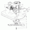 Toro 22020 - Lawnmower, 1983 (3000001-3999999) Spareparts ENGINE ASSEMBLY (MODELS 22015 & 22020)