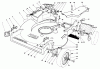 Toro 22015 - Lawnmower, 1983 (3000001-3999999) Spareparts HOUSING ASSEMBLY (MODEL 22015)