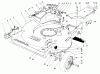 Toro 22020 - Lawnmower, 1984 (4000001-4999999) Spareparts HOUSING ASSEMBLY (MODEL 22020)