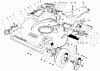 Toro 22015 - Lawnmower, 1986 (6000001-6999999) Spareparts HOUSING ASSEMBLY (MODEL 22015)